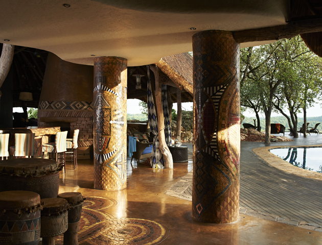 Rock art at Singita Pamushana Lodge, Zimbabwe